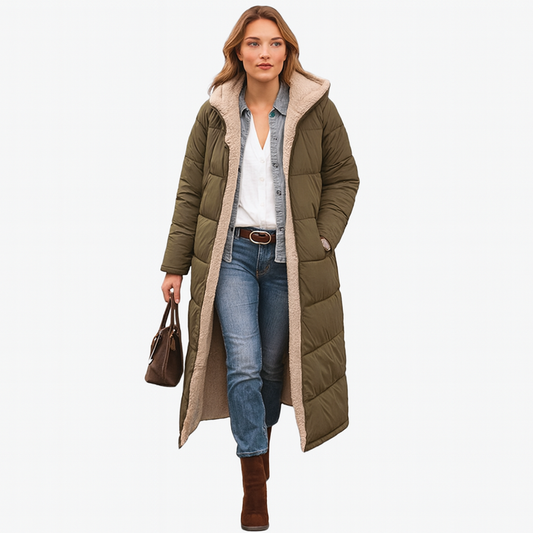 Long Winter Coat for Women – Optimal Warmth & Timeless Elegance