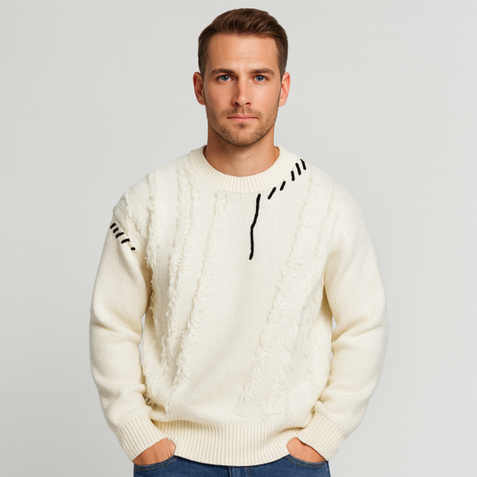 Men's Knit Sweater – Durable Comfort & Timeless Elegance