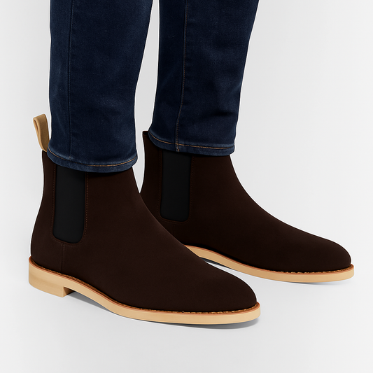 Classic Chelsea Boots for Men in Genuine Leather – Elegance and Versatility
