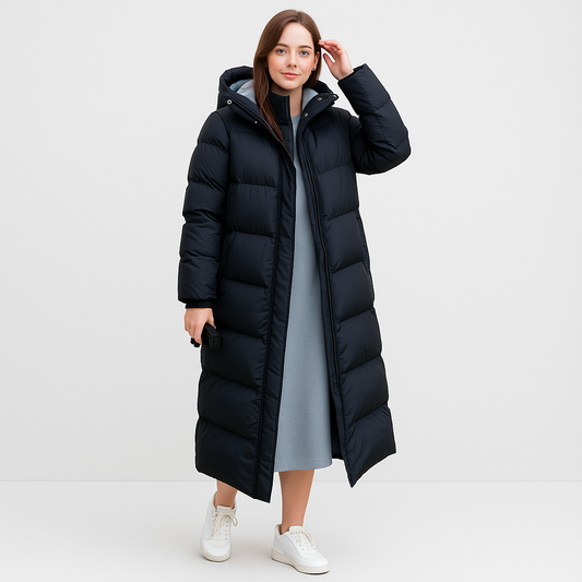 Women’s Long Waterproof Parka – Total Protection and Winter Elegance