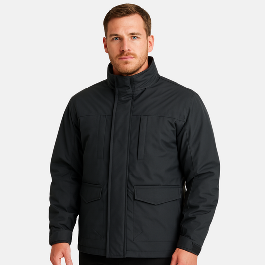 Men's Thick High Collar Jacket – Winter Warmth