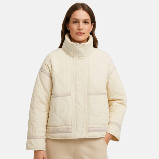 Women's Winter Jacket - High Neck and Modern Loose Fit.