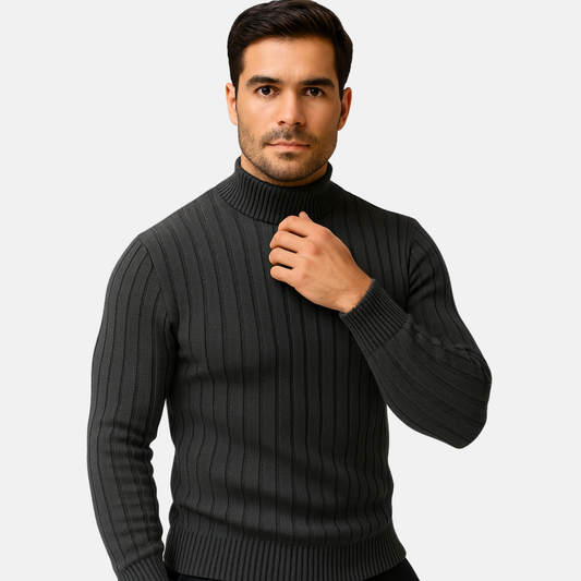 Men's Turtleneck Sweater – Modern Elegance and Subtle Warmth